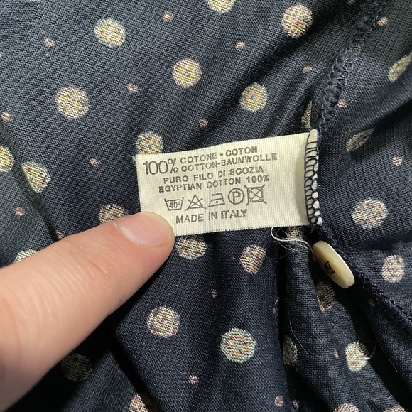 Hickey Freeman Bobby Jones Collection Polo Made In Italy Short Sleeve Size M - Picture 6 of 11